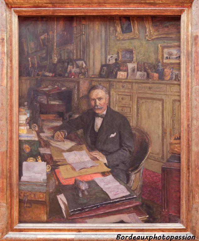 Édouard Vuilliard, Portrait de Louis Loucheur, 1905. Louis Loucheur, personnalité du monde industriel et politique, instigateur d'une loi sur le logement  à bon marché.